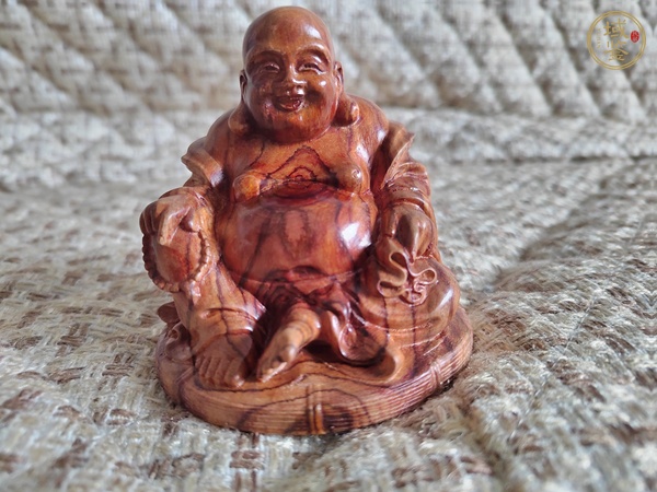 古玩雜項木雕羅漢真品鑒賞圖