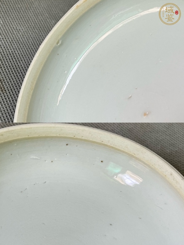 古玩陶瓷青花花卉紋粉盒真品鑒賞圖