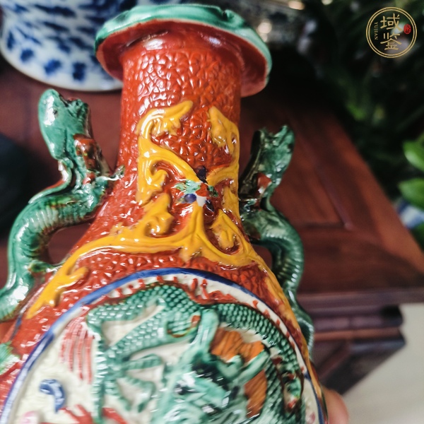 古玩陶瓷龍鳳碗瓶真品鑒賞圖