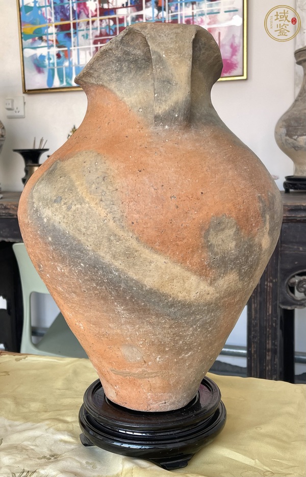 古玩陶瓷寺洼文化魚口罐真品鑒賞圖