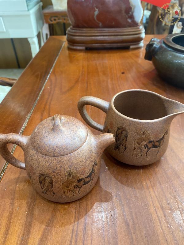 古玩雜項秦權(quán)壺套組真品鑒賞圖