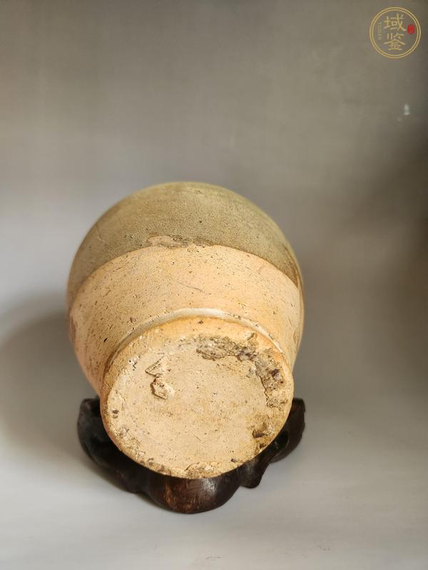 古玩陶瓷唐代茶葉末釉雙耳瓶真品鑒賞圖