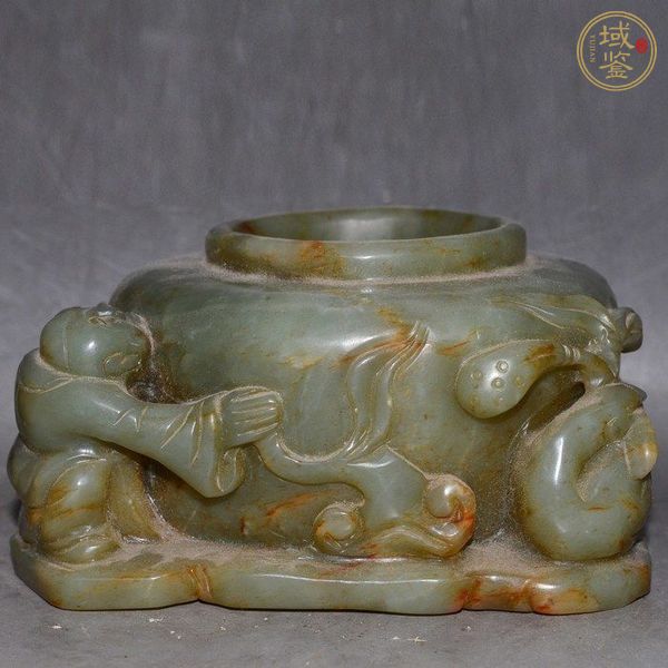 古玩玉器和田玉雕“水丞”真品鑒賞圖