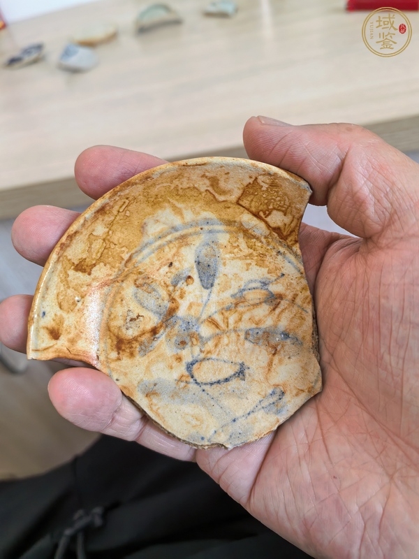 古玩陶瓷青花花卉紋標本真品鑒賞圖