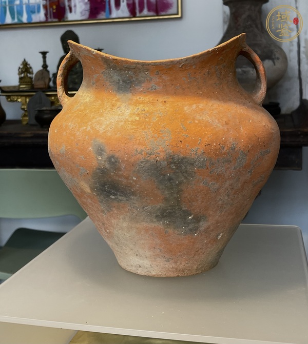 古玩寺洼文化魚口罐真品鑒賞圖