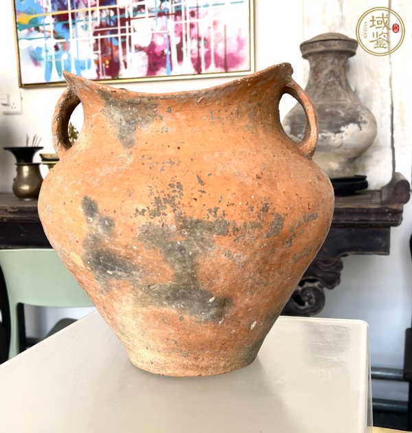 古玩陶瓷寺洼文化魚口罐真品鑒賞圖