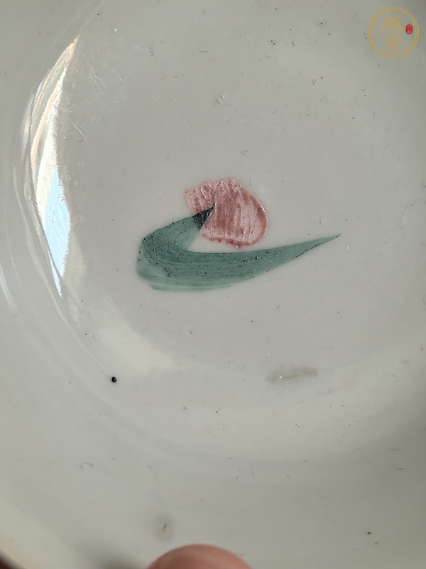 古玩陶瓷大雞圖碗真品鑒賞圖