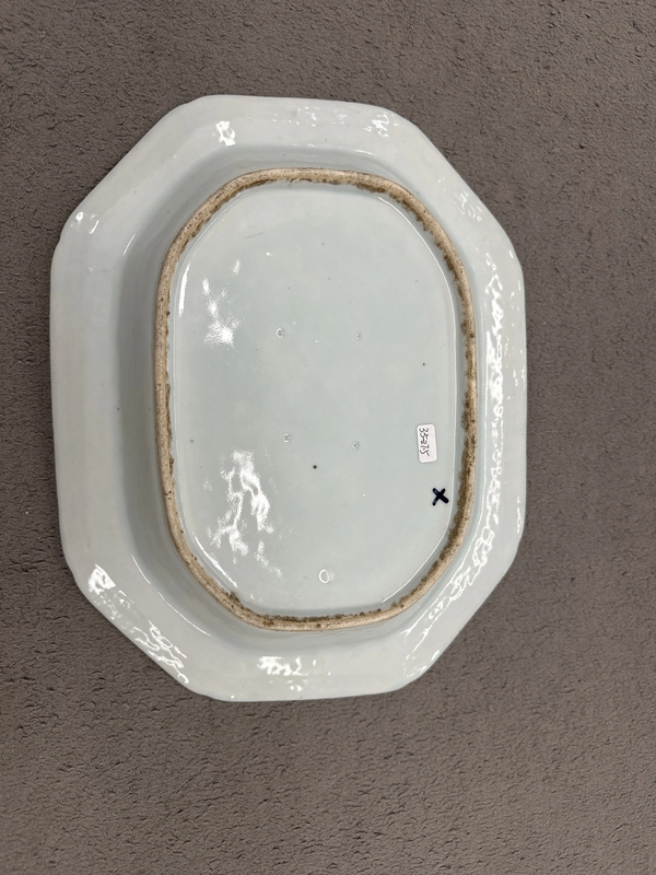 古玩陶瓷清道光-青花山水人物紋八方盤拍賣,當(dāng)前價(jià)格4788元
