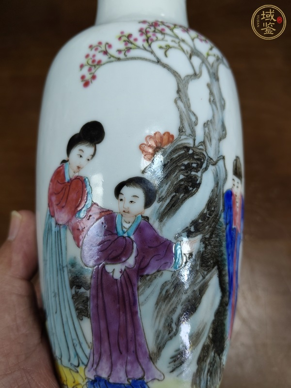 古玩陶瓷粉彩瓶真品鑒賞圖