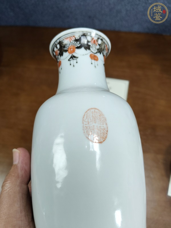 古玩陶瓷粉彩瓶真品鑒賞圖