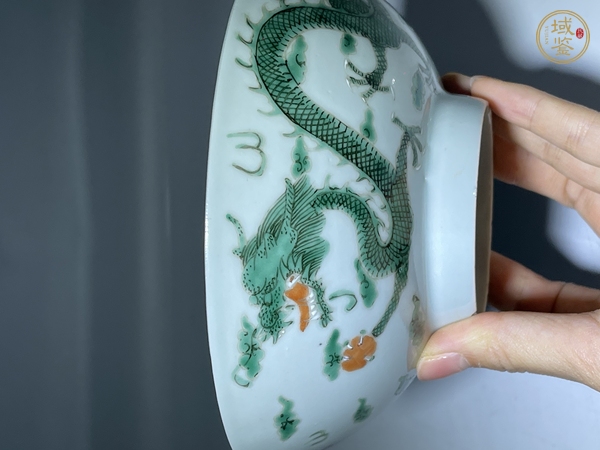 古玩陶瓷龍紋碗真品鑒賞圖