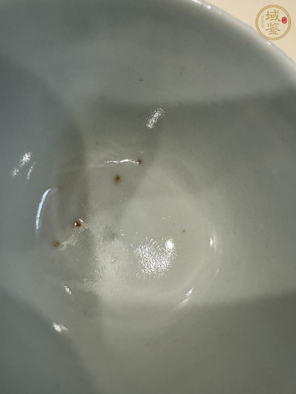 古玩陶瓷青花夔龍杯（疑似復(fù)窯）真品鑒賞圖