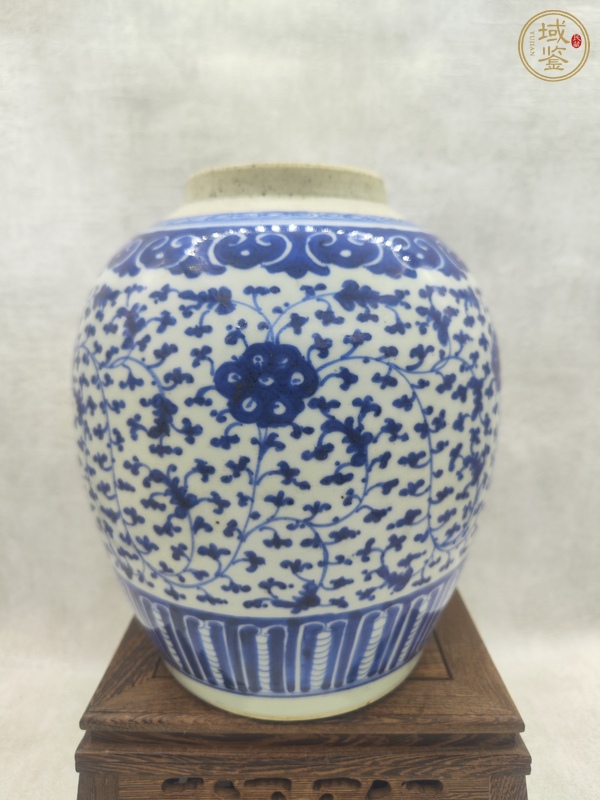 古玩陶瓷青花罐真品鑒賞圖