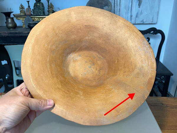 古玩陶瓷馬家窯文化陶盆拍賣，當前價格2500元