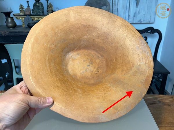 古玩陶瓷馬家窯文化陶盆真品鑒賞圖