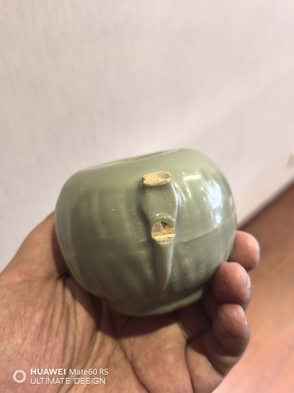 古玩陶瓷南宋龍泉青瓷執壺拍賣,當前價格6600元