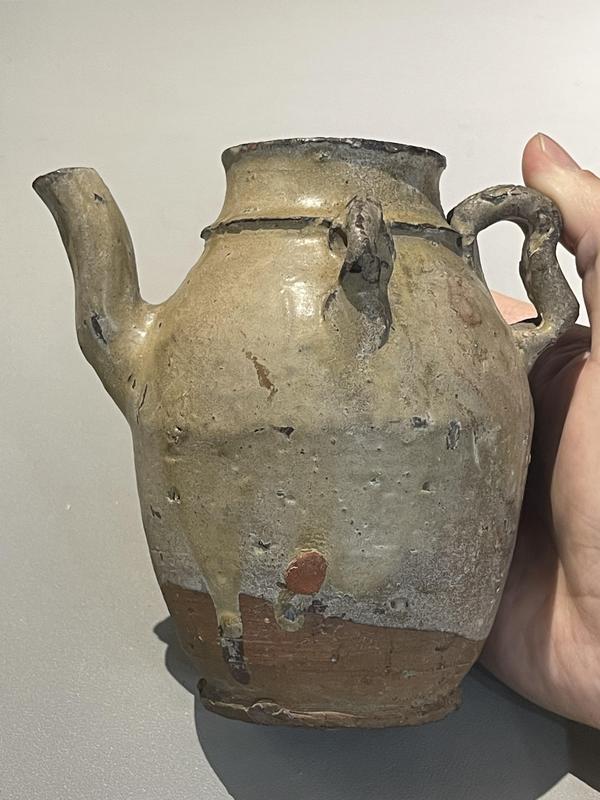 古玩陶瓷唐代乳濁釉執壺拍賣,當前價格999元