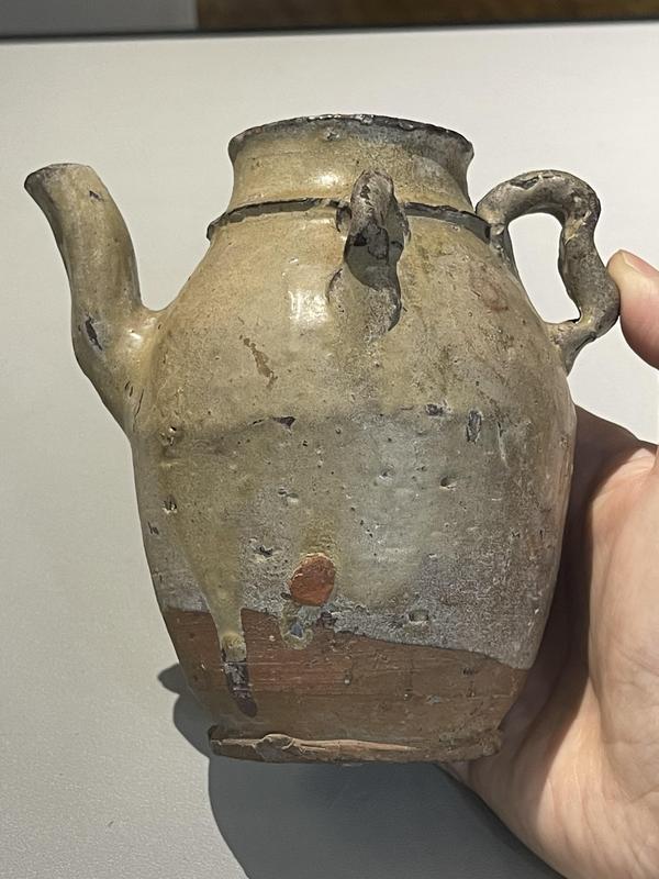 古玩陶瓷唐代乳濁釉執壺拍賣,當前價格999元