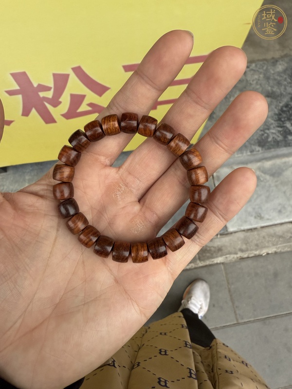 古玩雜項(xiàng)黃花梨手串真品鑒賞圖