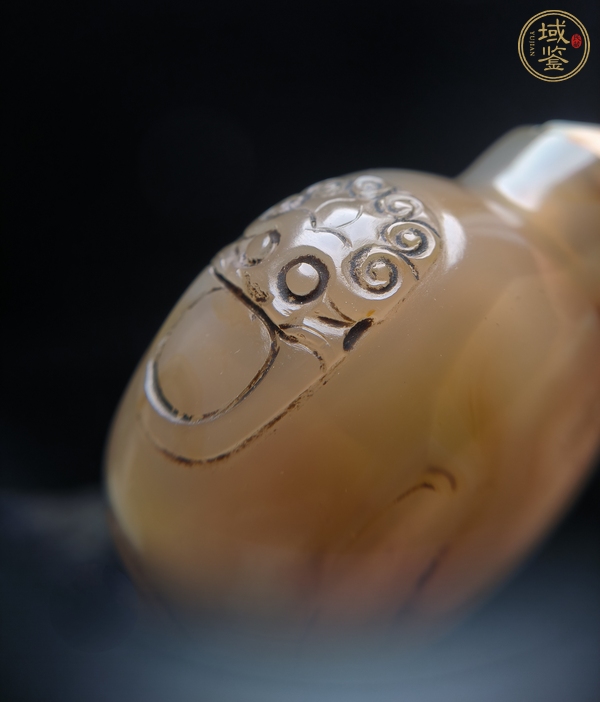 古玩雜項瑪瑙鼻煙壺真品鑒賞圖