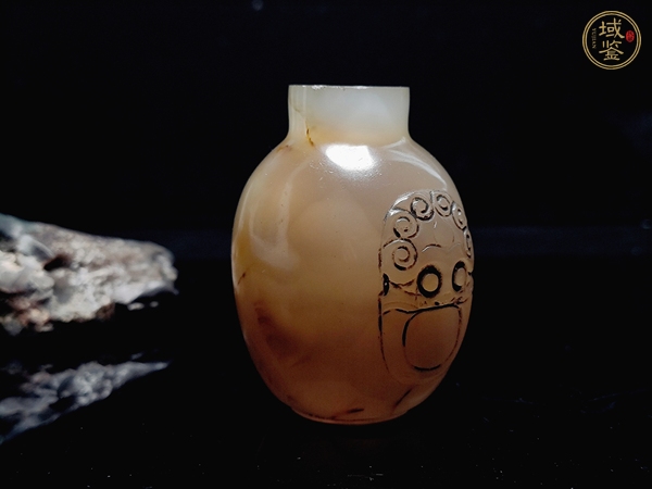 古玩雜項瑪瑙鼻煙壺真品鑒賞圖