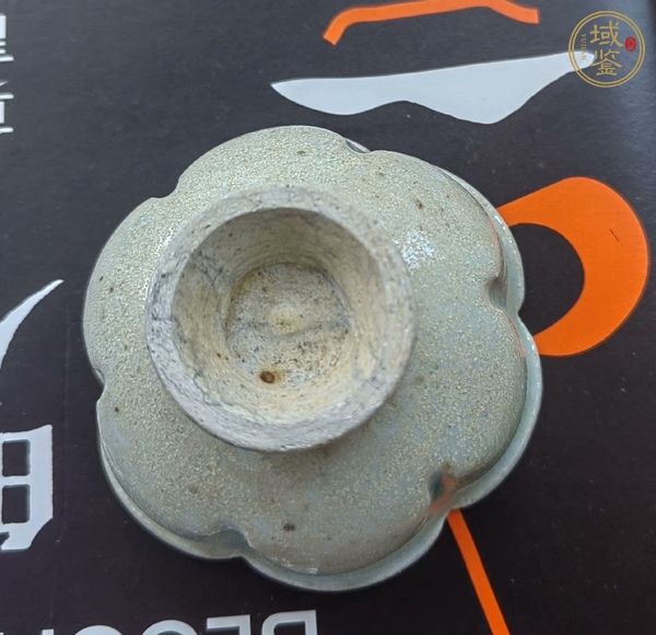 古玩陶瓷青白釉刻花花口杯真品鑒賞圖