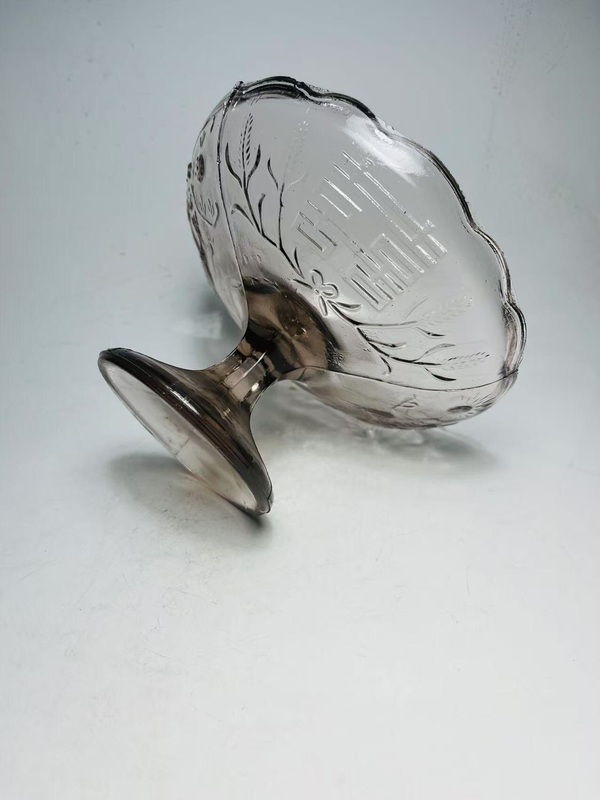 古玩雜項龍鳳紋高足果盤拍賣，當前價格188元