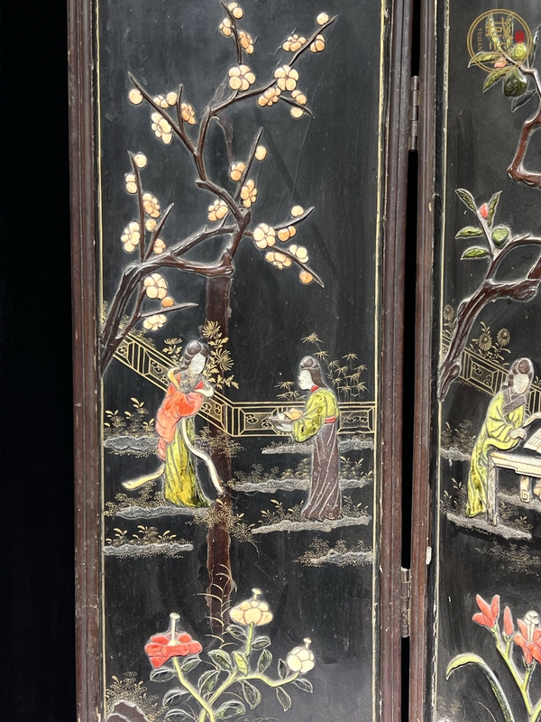 古玩雜項屏風真品鑒賞圖