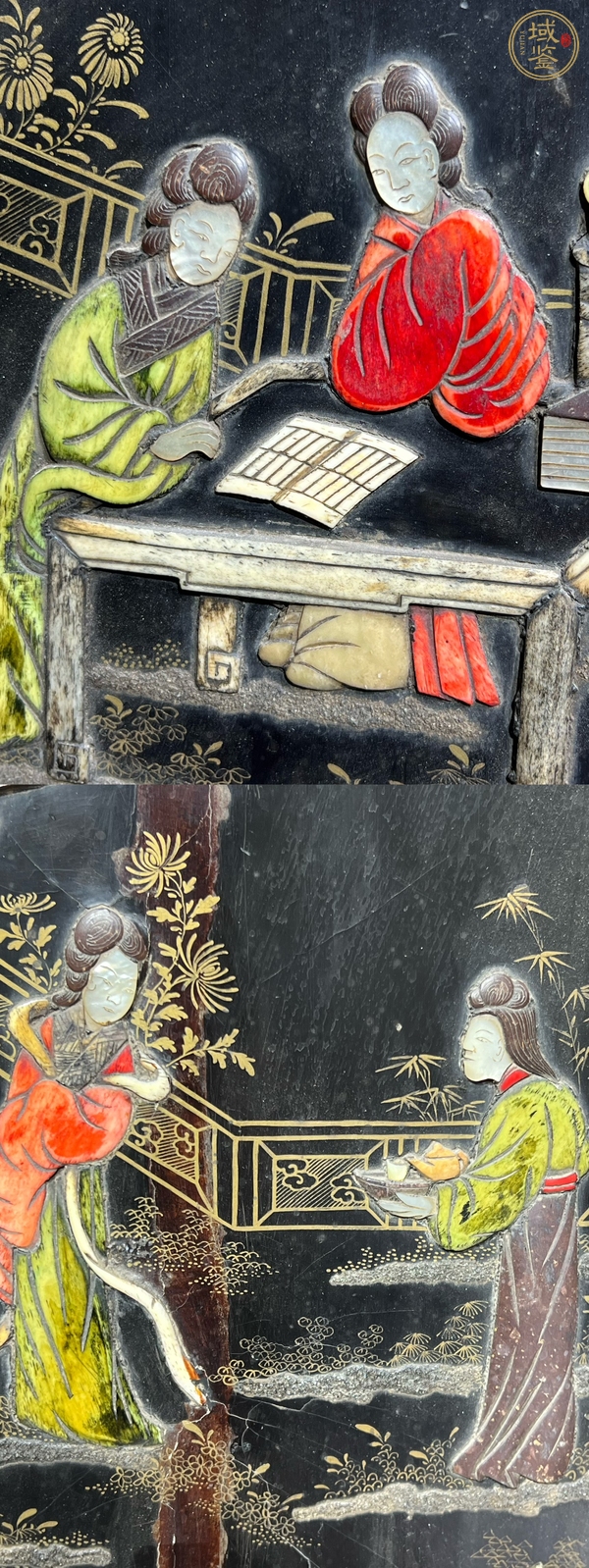 古玩雜項屏風真品鑒賞圖