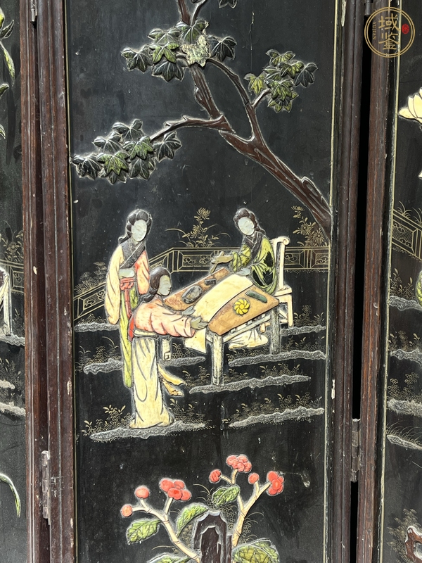 古玩雜項屏風真品鑒賞圖