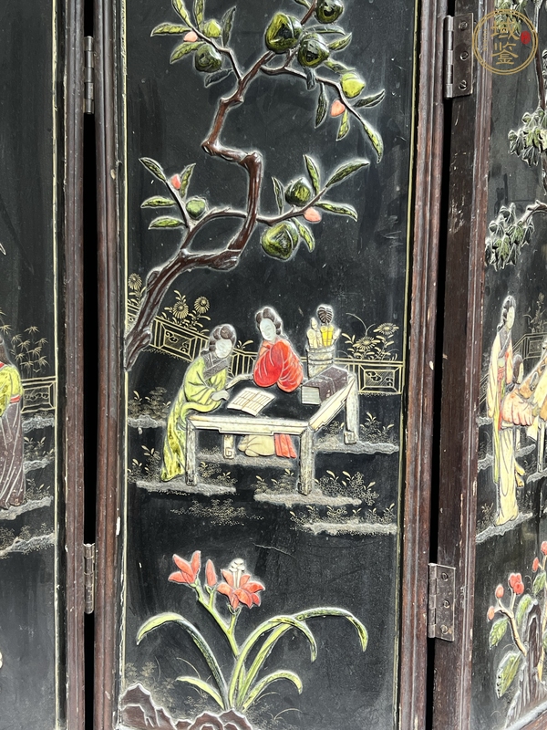 古玩雜項屏風真品鑒賞圖