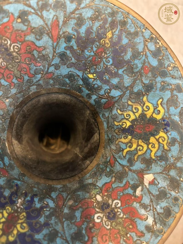 古玩銅器花觚真品鑒賞圖