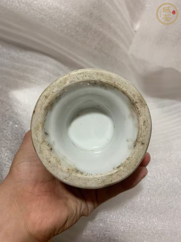 古玩陶瓷白釉尊瓶真品鑒賞圖