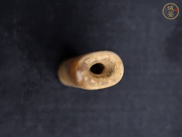 古玩玉器瑪瑙管珠真品鑒賞圖