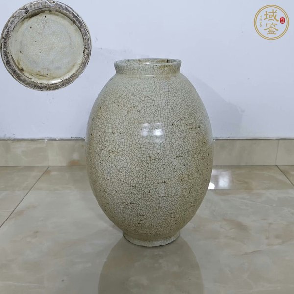 古玩陶瓷李朝白瓷月亮罐真品鑒賞圖
