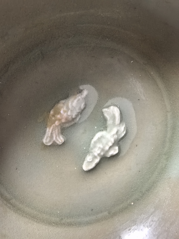 古玩陶瓷宋.龍泉青瓷雙魚洗拍賣,當前價格2980元