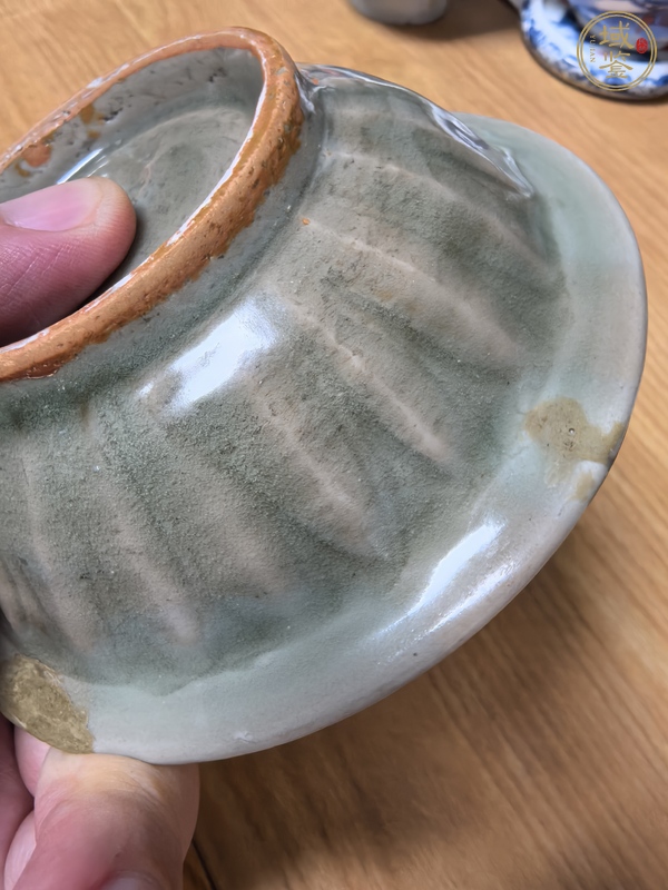 古玩陶瓷龍泉青瓷雙魚洗真品鑒賞圖