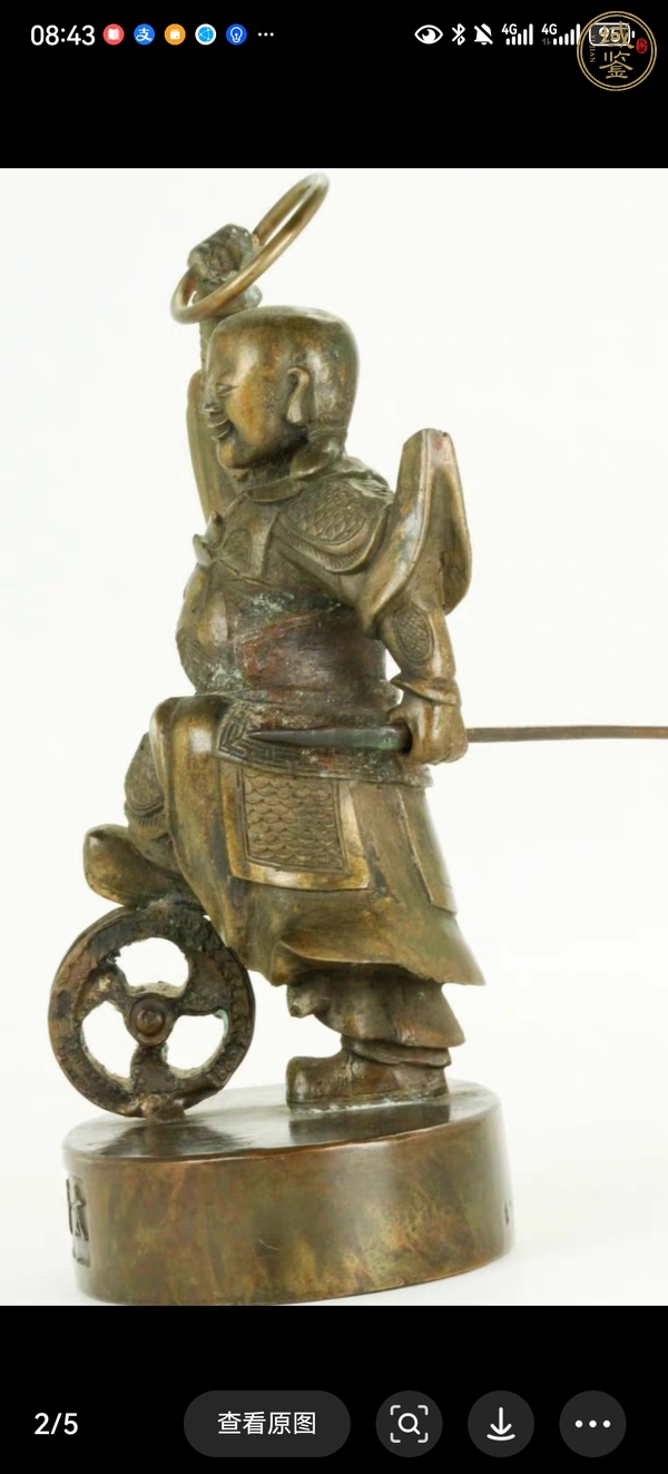 古玩銅器造像真品鑒賞圖