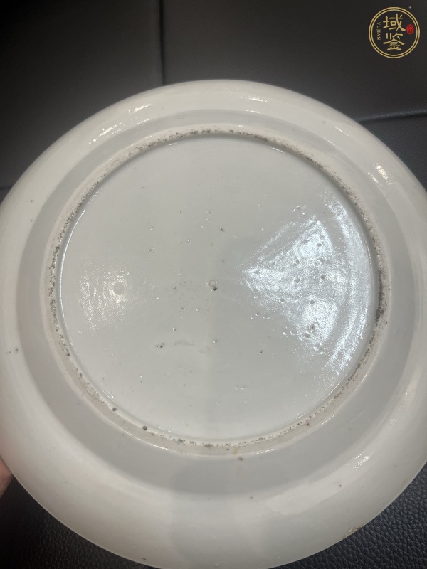 古玩陶瓷廣彩盤真品鑒賞圖