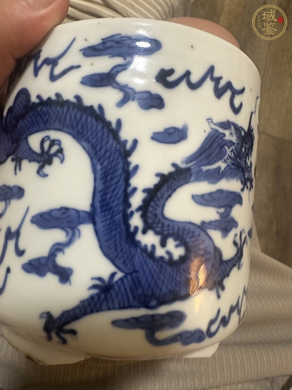 古玩青花龍紋爐真品鑒賞圖