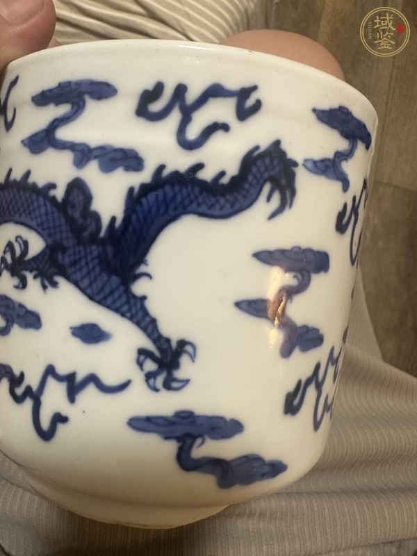古玩陶瓷青花龍紋爐真品鑒賞圖