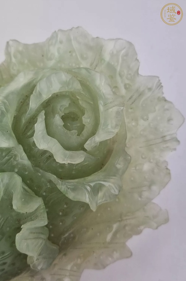 古玩玉器玉白菜真品鑒賞圖