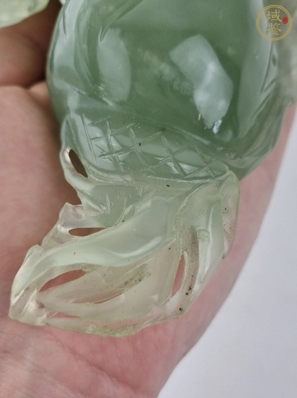 古玩玉器玉白菜真品鑒賞圖