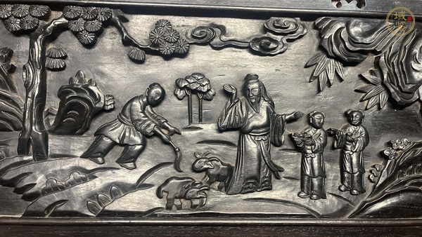 古玩雜項(xiàng)木雕花板真品鑒賞圖