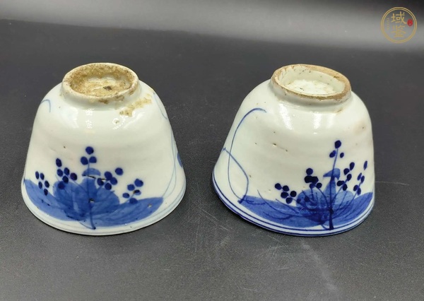 古玩陶瓷青花杯真品鑒賞圖