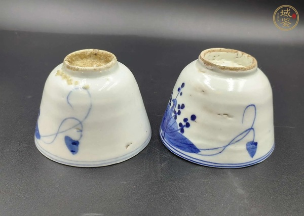古玩陶瓷青花杯真品鑒賞圖