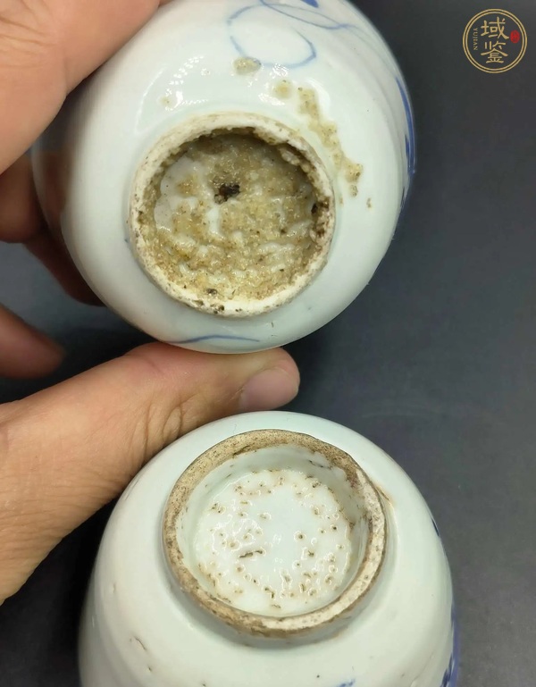 古玩陶瓷青花杯真品鑒賞圖