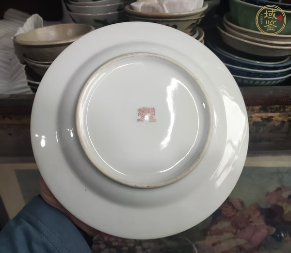 古玩陶瓷龍鳳紋盤(pán)真品鑒賞圖