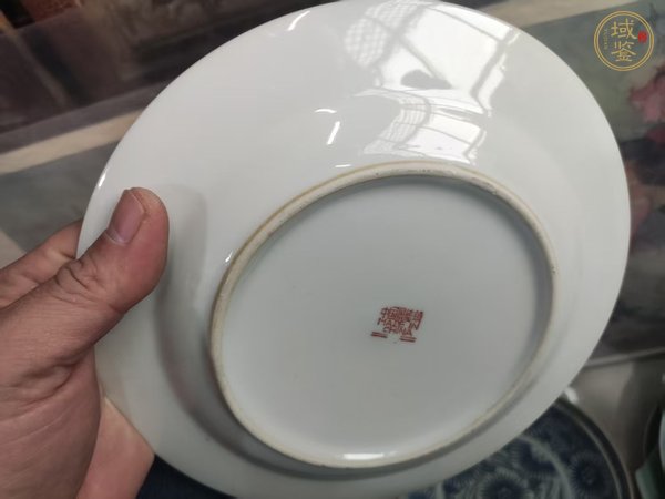 古玩陶瓷龍鳳紋盤(pán)真品鑒賞圖