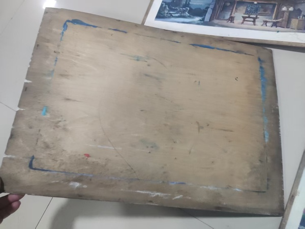 古玩字畫文革沙家浜風景繪畫拍賣,當前價格488元